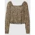 Tommy Jeans Korte blouse met dierenprint