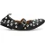 Steve Madden Sunrays Flat Shoes Black Leather