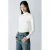 Mango top – ecru