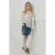 Sofie Schnoor girls gestreepte longsleeve – ecru