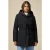 Oltre Padded Midi Parka Black
