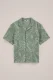WE Fashion – Jongens overhemd met jacquard-print – Regular fit – Lichtgroen – Katoen –