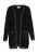 usha Vest Dames zwart en wit