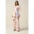 Oltre Patterned Blazer With Sash Pink