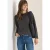 Cecil Dames Shirt met structuur, tweekleurig in Zwart