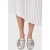 AllSaints Aurora Metallic Shoe Silver