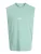 JACK & JONES Shirt  turquoise / wit