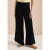 Wide Legs broek met crêpe structuur