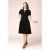 Topvintage exclusive ~ Clara swing jurk in zwart