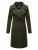 Navahoo Dames Trenchcoat Wooly – Premium Wintermantel met Elegante Pasvorm