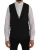Zwarte Pinstripe Vest Klassieke Pasvorm
