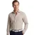 Overhemd John Miller beige katoen normale fit