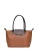 Anna Luchini Brown Rundleer Tas