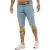 Kruze By Enzo | Heren Denim Korte Broek met Riem – Licht Stonewash