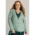 Yest Curve vest mintgroen grof gebreid