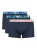 Armani herenboxershorts (3 stuks) in marineblauw