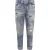 Dsquared2 Worn Patchwork Relaxed Fit Blauwe Jeans