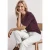 Basic Shirt met ronde hals in Unifarbe