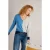 White Stuff Maggie V Neck Jumper Blue Multi