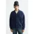 Scotch & Soda Loose Fit Button Down Sweatshirt Peacoat