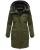 NAVAHOO Winterparka ‘Eissturm 14’  grijs / olijfgroen / zwart