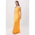 TRENDYOLMİLLA Dames Oranje Effen Maxi Mouwloos Diploma-uitreiking / Gala A-lijn Avond & Gala Jurk