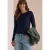 Effen shirt met lange mouwen en boothals