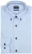 Olymp Luxor Overhemd Contrast Buttons Lichtblauw