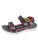 Beppi Sandalen  antraciet / lichtgroen / fuchsia