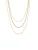 Hey Happiness Ketting ‘Fine Triple Layer’  rose-goud