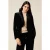 Oltre Chenille Blazer Black