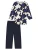 SCHIESSER Pyjama ‘Comfort’  ivoor / donkerblauw