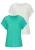 VIVANCE Shirt  turquoise / wit