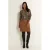 Claudia Sträter suede korte rok cognac