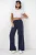 Wijde Pantalons met Elastiche Taille