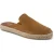 TOMS Santiago Leren Dames Slippers in Bruine Suiker