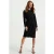 We Fashion Dress Mid Length Black