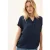 Cecil Dames Blouseshirt in effen kleur in Blauw