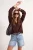 TRENDYOLMİLLA Dames Bruin Effen Lang Relaxed fit Overhemden