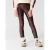 Shoeby imitatieleren skinny legging – donkerbruin