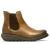 Fly London Dames Camel SALV Chelsea Leren Enkel Casual Wedge Heel Laarzen