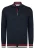 Felix Hardy Gebreid vest  navy / rood / wit