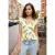 Street One Studio Dames Shirt met losse schouders en gespleten hals in Wit