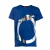 HEREN T-SHIRT MET KORTE MOUWEN EN EFFEN RONDE HALS MET PRINT