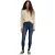 Levis Dames/Dames High Rise Skinny Jeans (Chelsea Carbon)