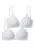 PETITE FLEUR BH  wit