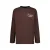 Vingino longsleeve met logo – donkerbruin