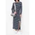 French Connection Kyra Jersey Dress Navy White