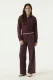 Garcia broek bordeauxrood
