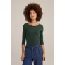 WE Fashion top donkergroen